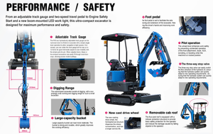 Ripapu R10 Rippa R10-6 Mini Excavator | Maximize Your Efficiency — Rippa USA Sales