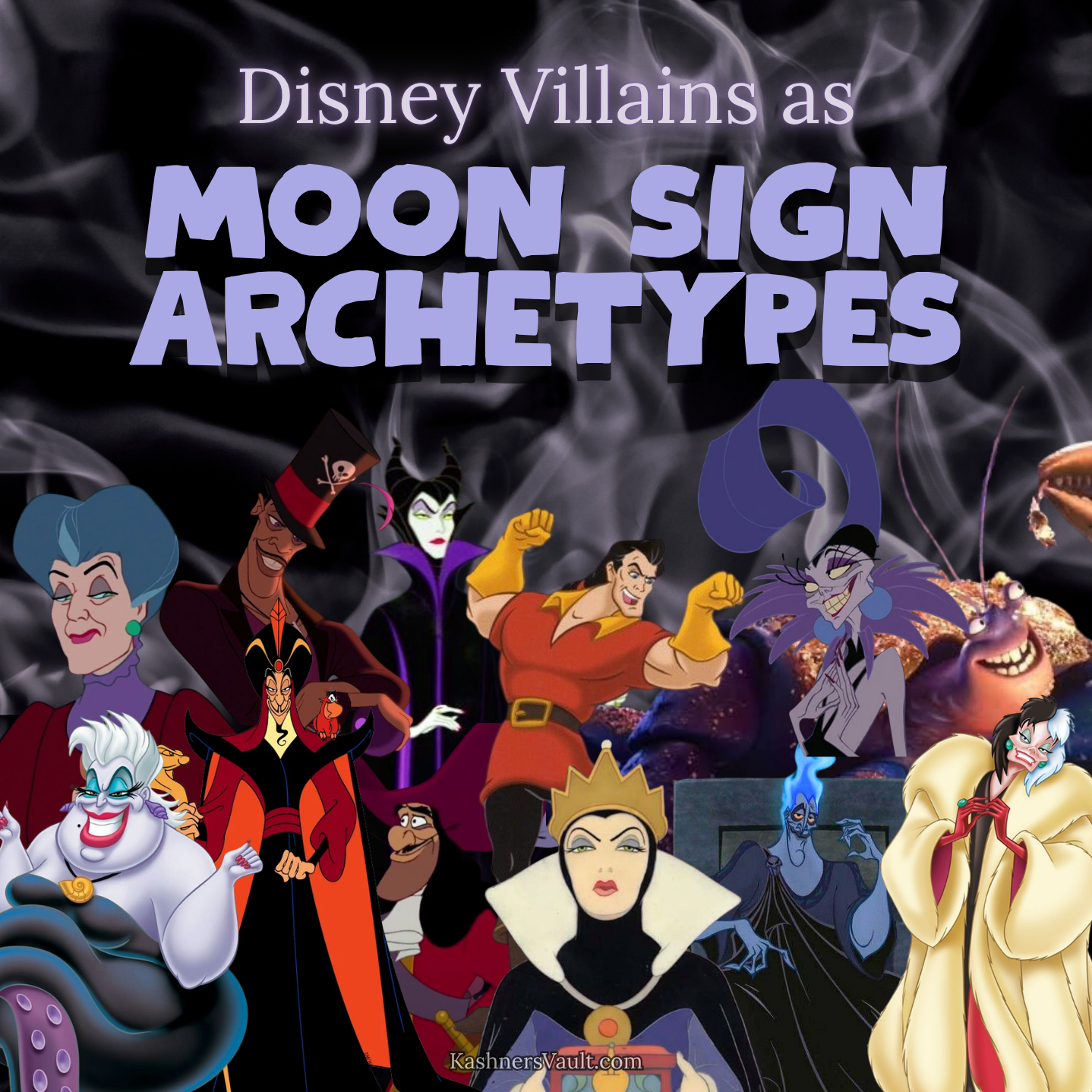 Disney Villains as Moon Sign Archetypes