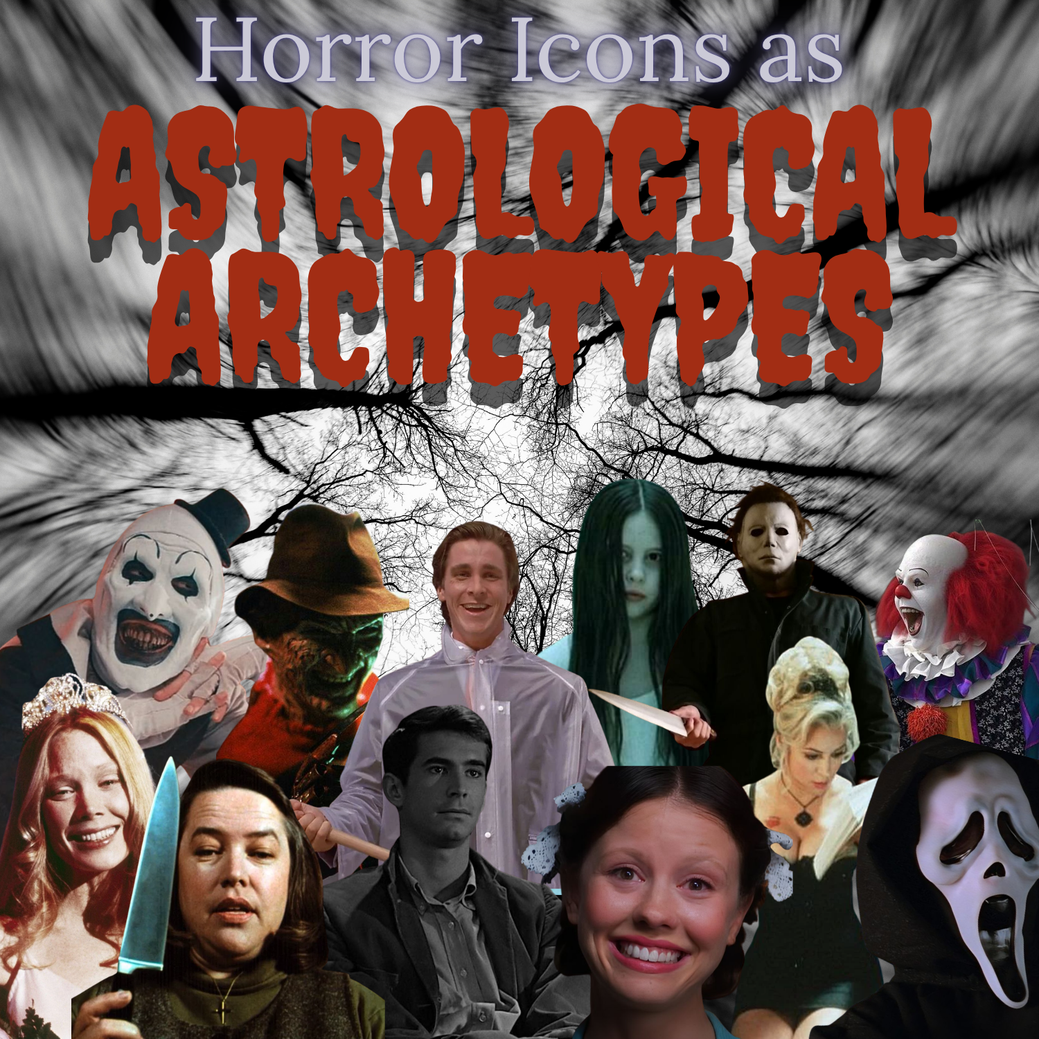 Horror Icons Astrological Archetypes