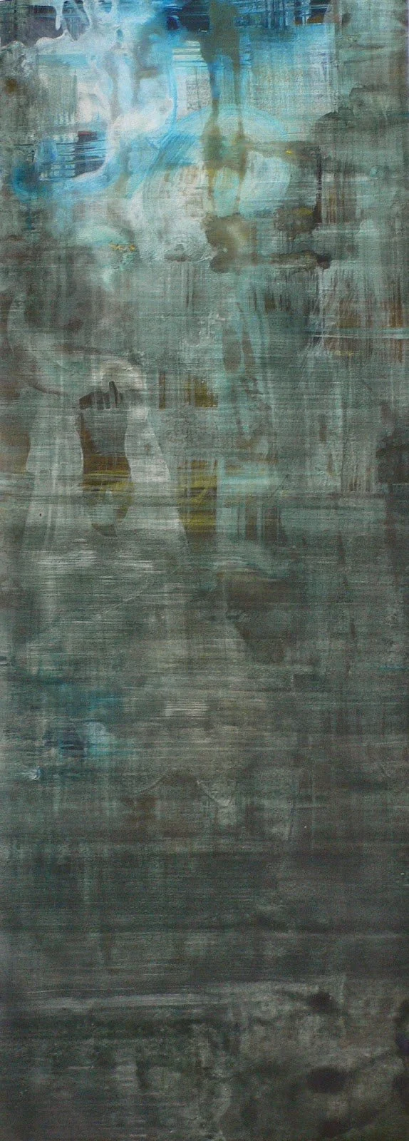 untitled, 2007, acrylic on paper, 109x40cm