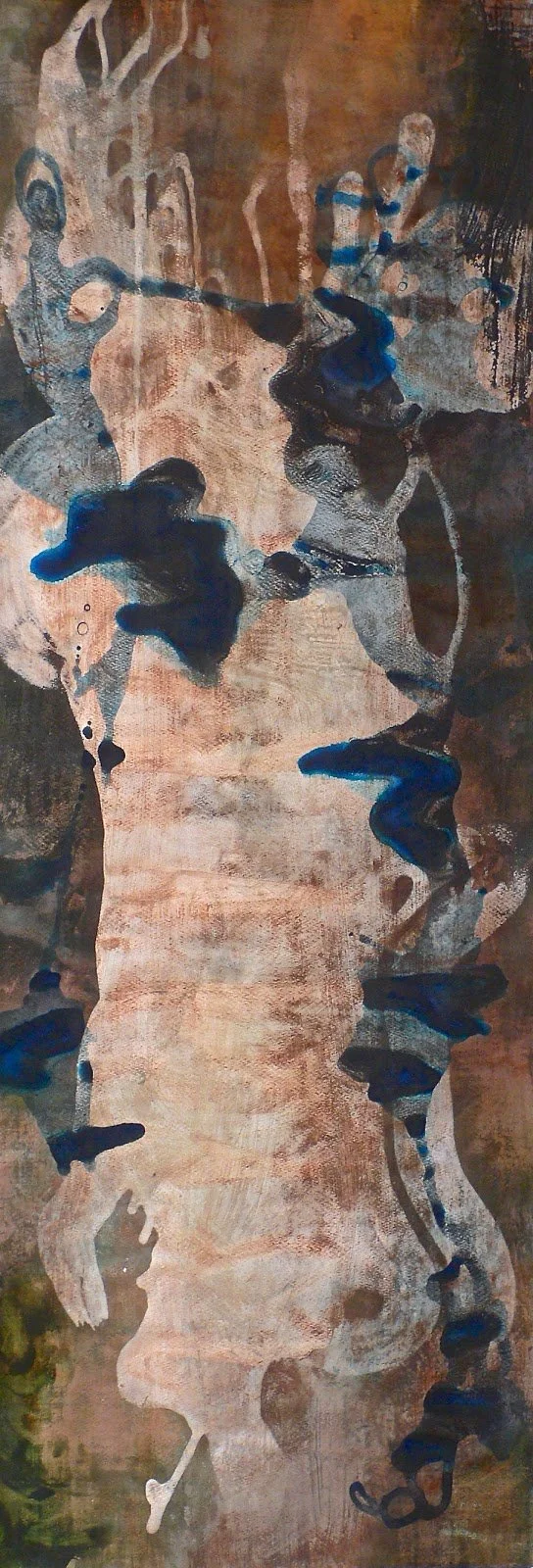 untitled, 2007, acrylic on paper, 109x40cm