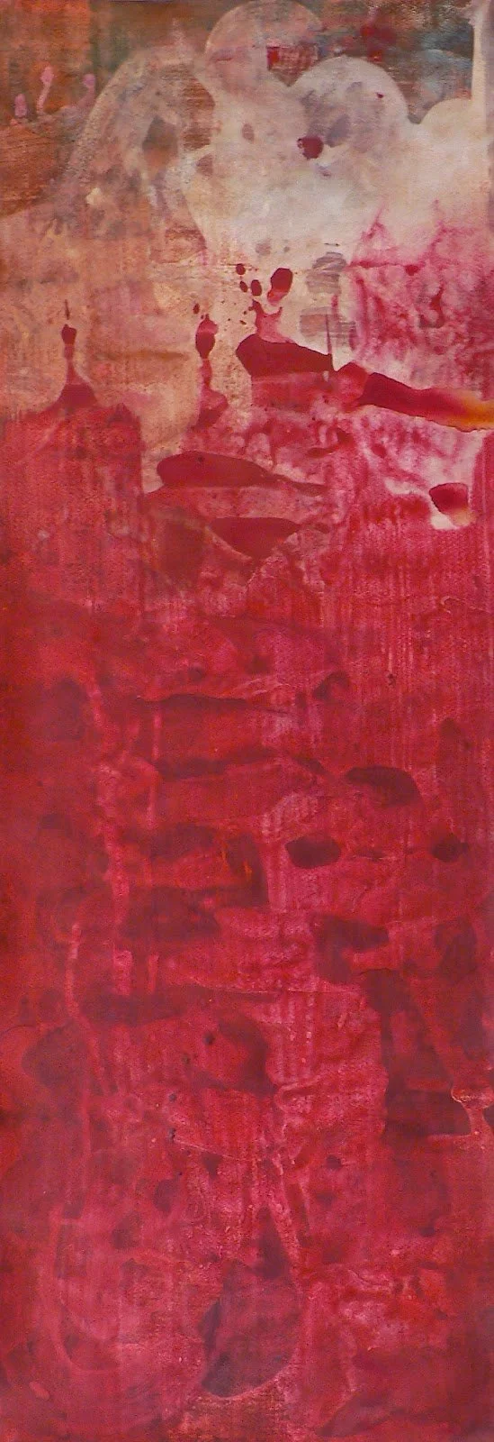 untitled, 2007, acrylic on paper, 109x40cm