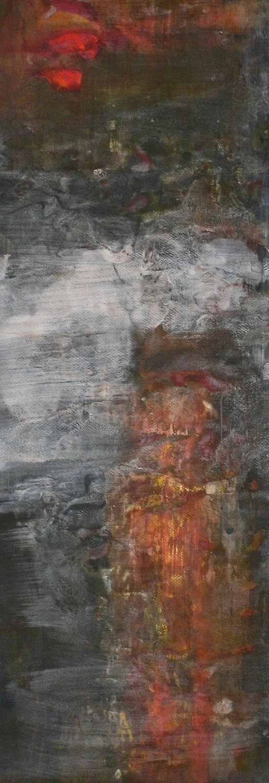 untitled, 2007, acrylic on paper, 109x40cm