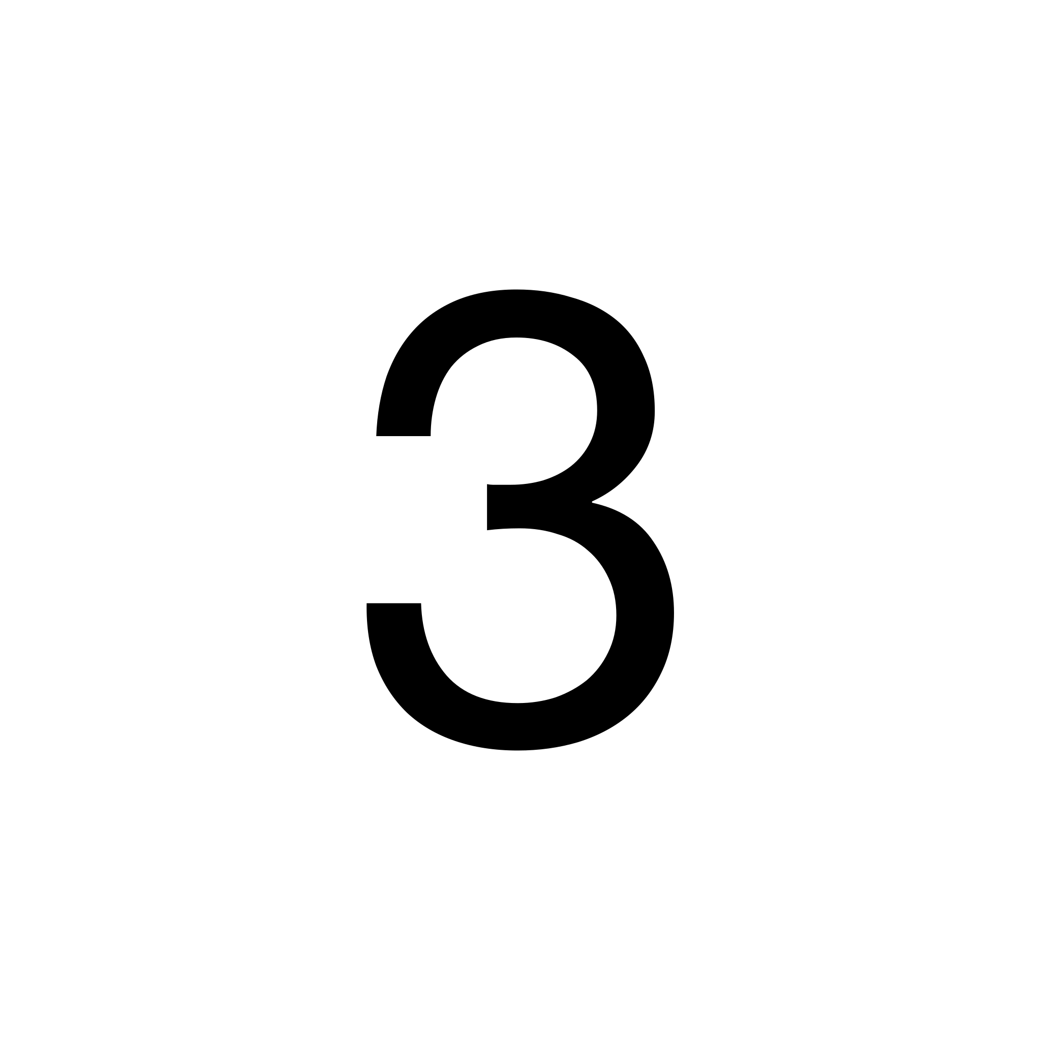 Large black question mark centered inside a white circle