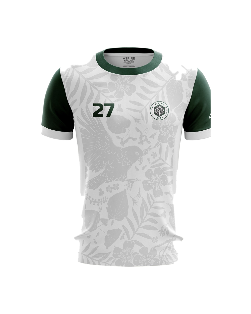 Flying Kiwi White Playing Top