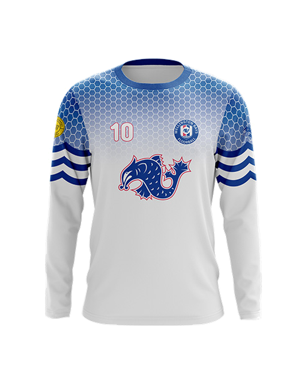 Wellington Bays White Goalie Top