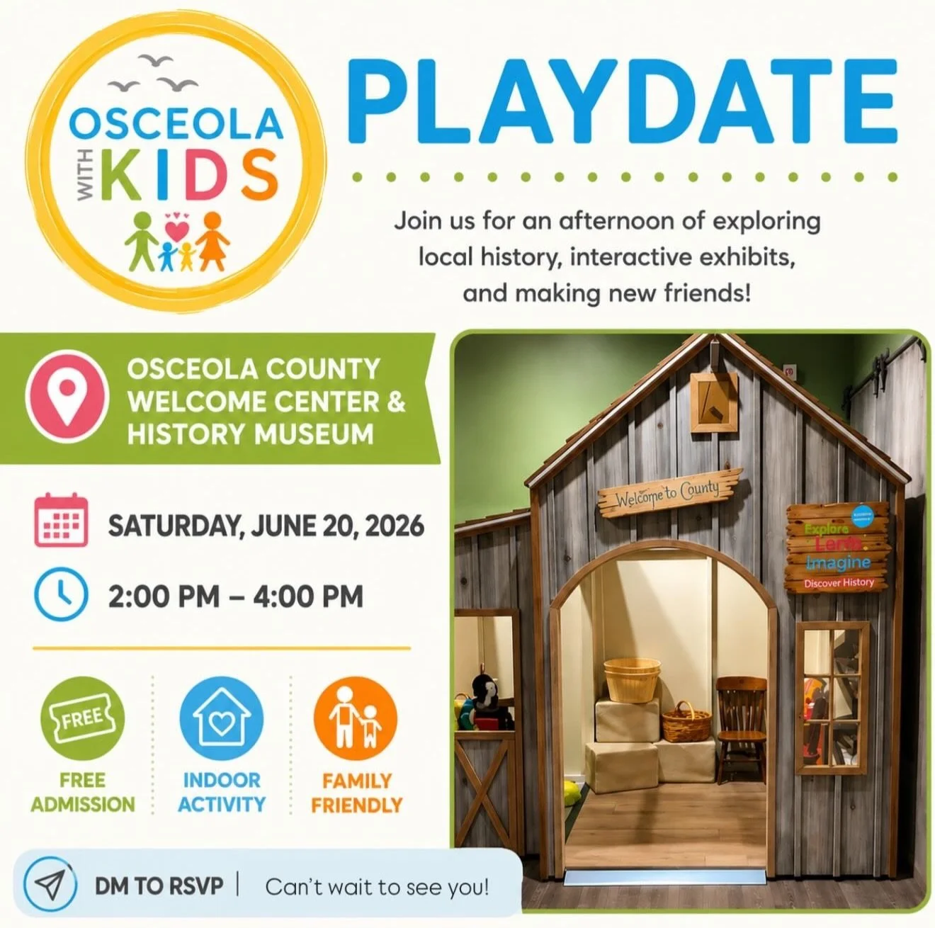 Looking for a fun way to spend the afternoon with your little ones?

Join us for our next playdate! These gatherings are all about giving kids a chance to play, explore, and make new friends while parents connect with other local families.

Whether y