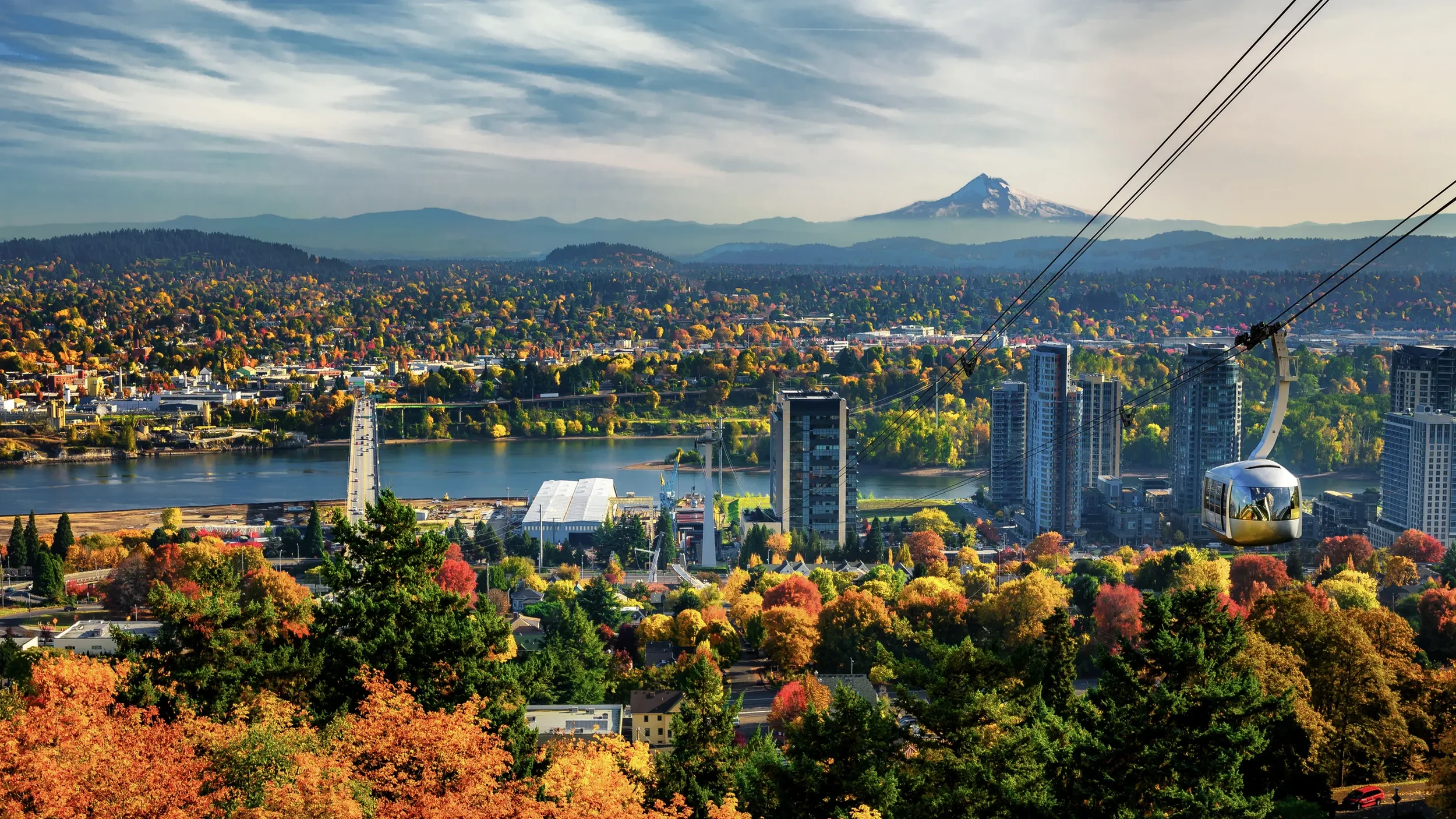 Willamette River in Portland, Oregon