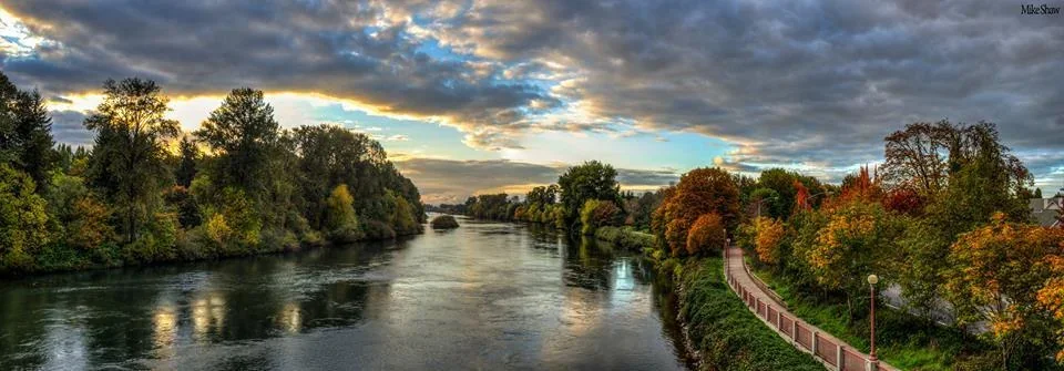 Willamette River in Eugene, Oregon