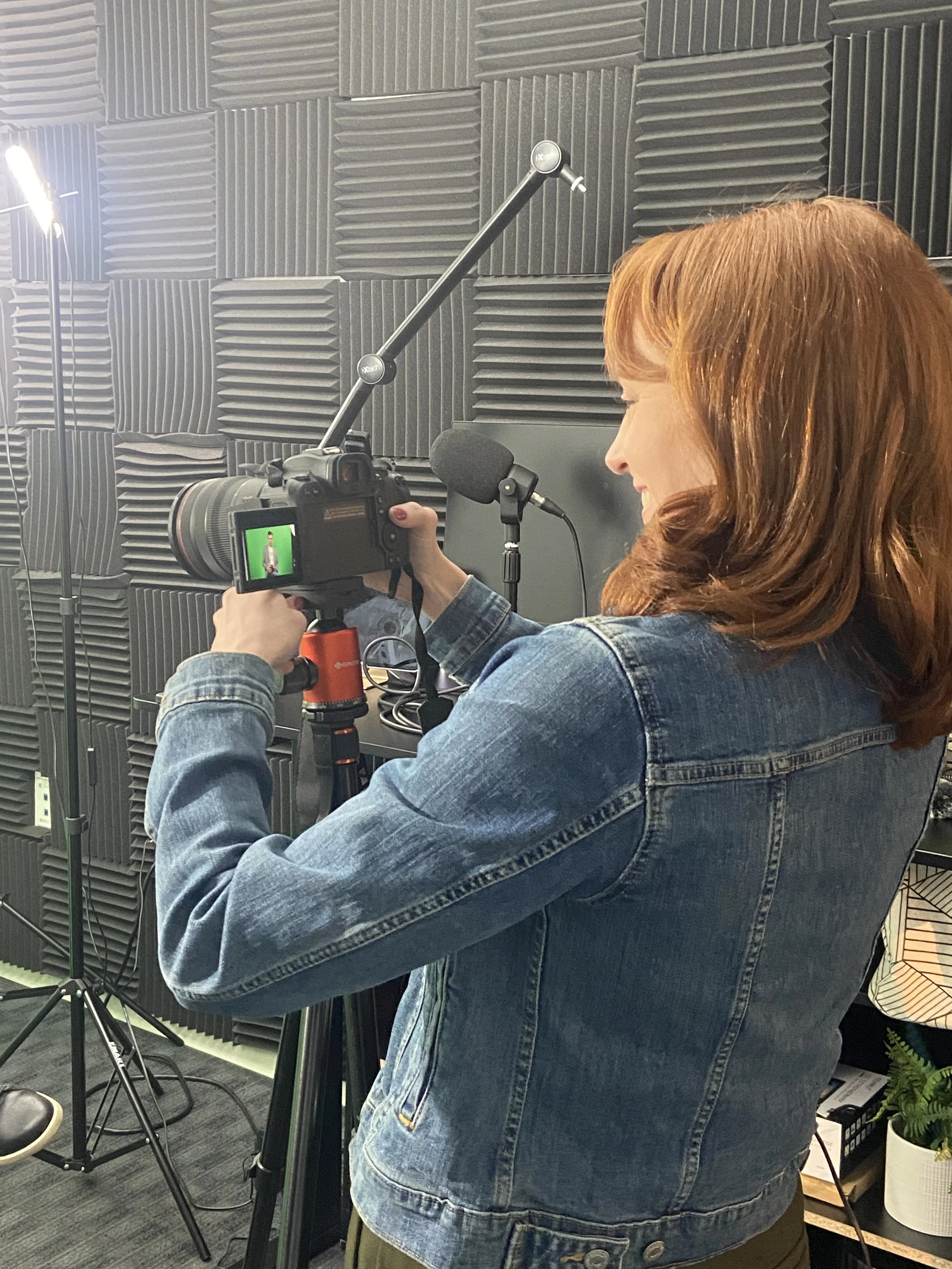 Filming Clients for Pandabird Creative