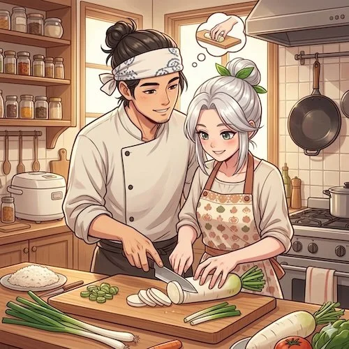 Attention, technique, and letting go in a Japanese kitchen