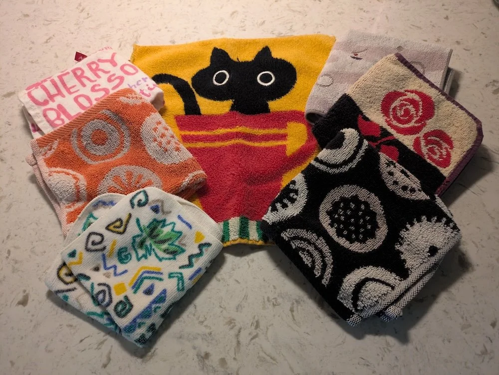 Another everyday Japan thing: tiny towels