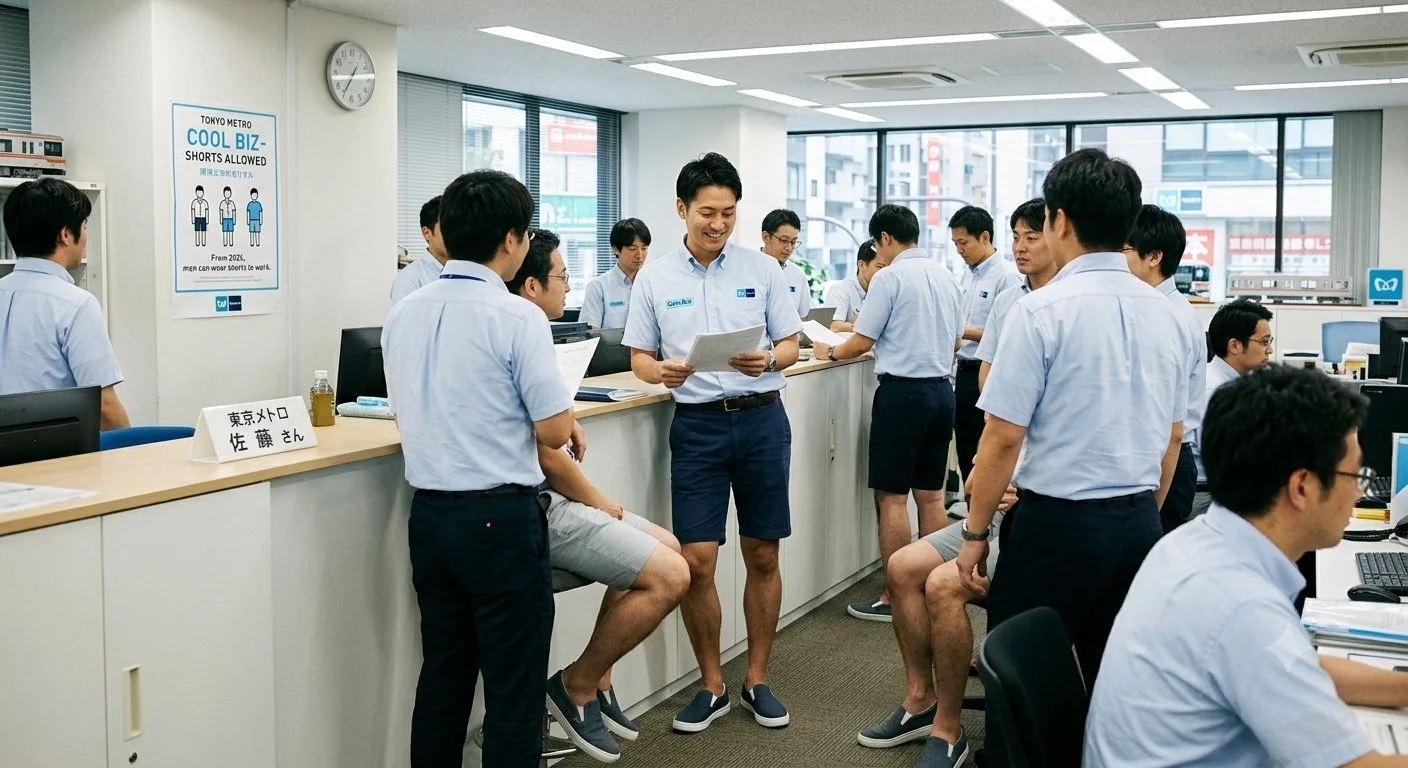 Cool Biz gets real: Shorts to combat “Cruelly Hot” summers
