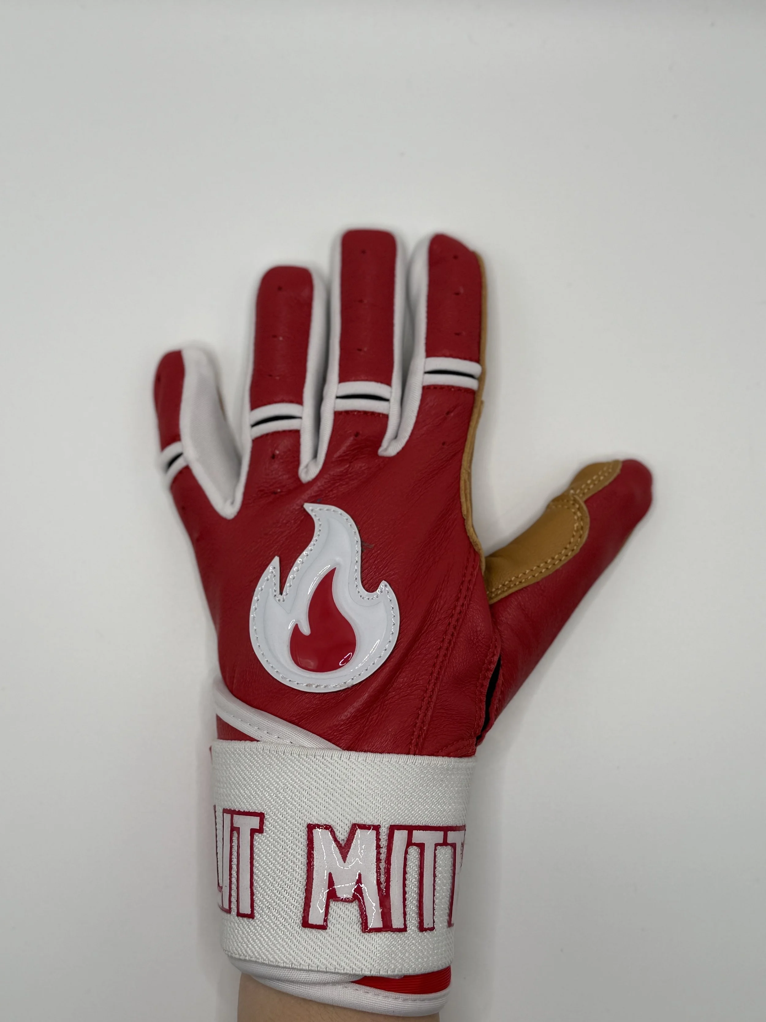 Lit Mitts Sunday Red