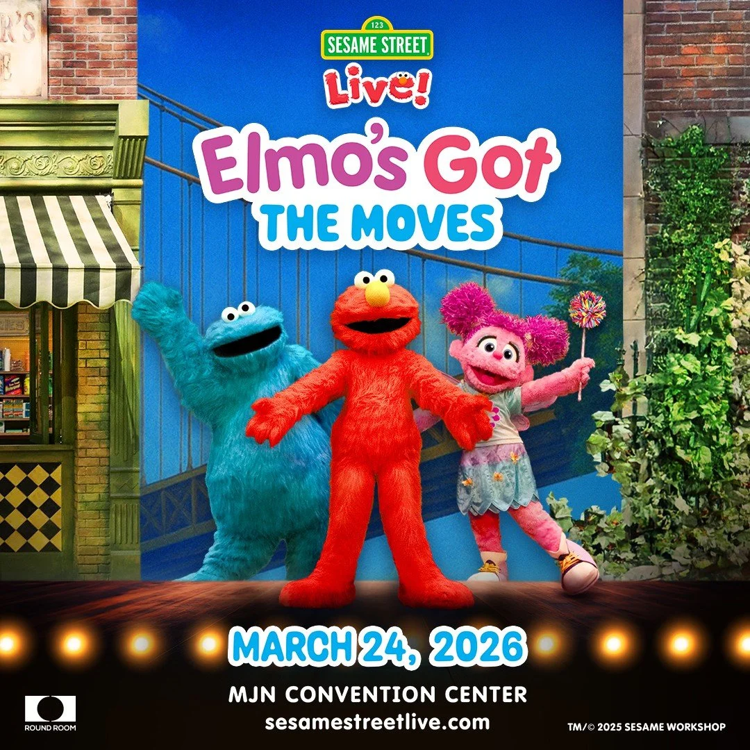 🎟️ Giveaway Alert! 🎟️
We&rsquo;re teaming up with @MJNCenter, our incredible local not-for-profit venue, to give away a Family 4 Pack to see Elmo Got The Moves live on March 24th!
Here&rsquo;s how to enter:
✨ Like this post
💬 Comment below
Get rea