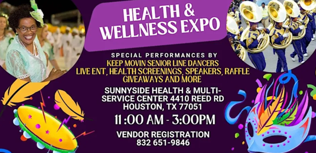 The Greater Houston Senior Mardi Gras Health and Wellness Expo