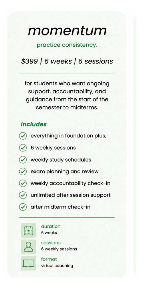 Momentum Academic Coaching