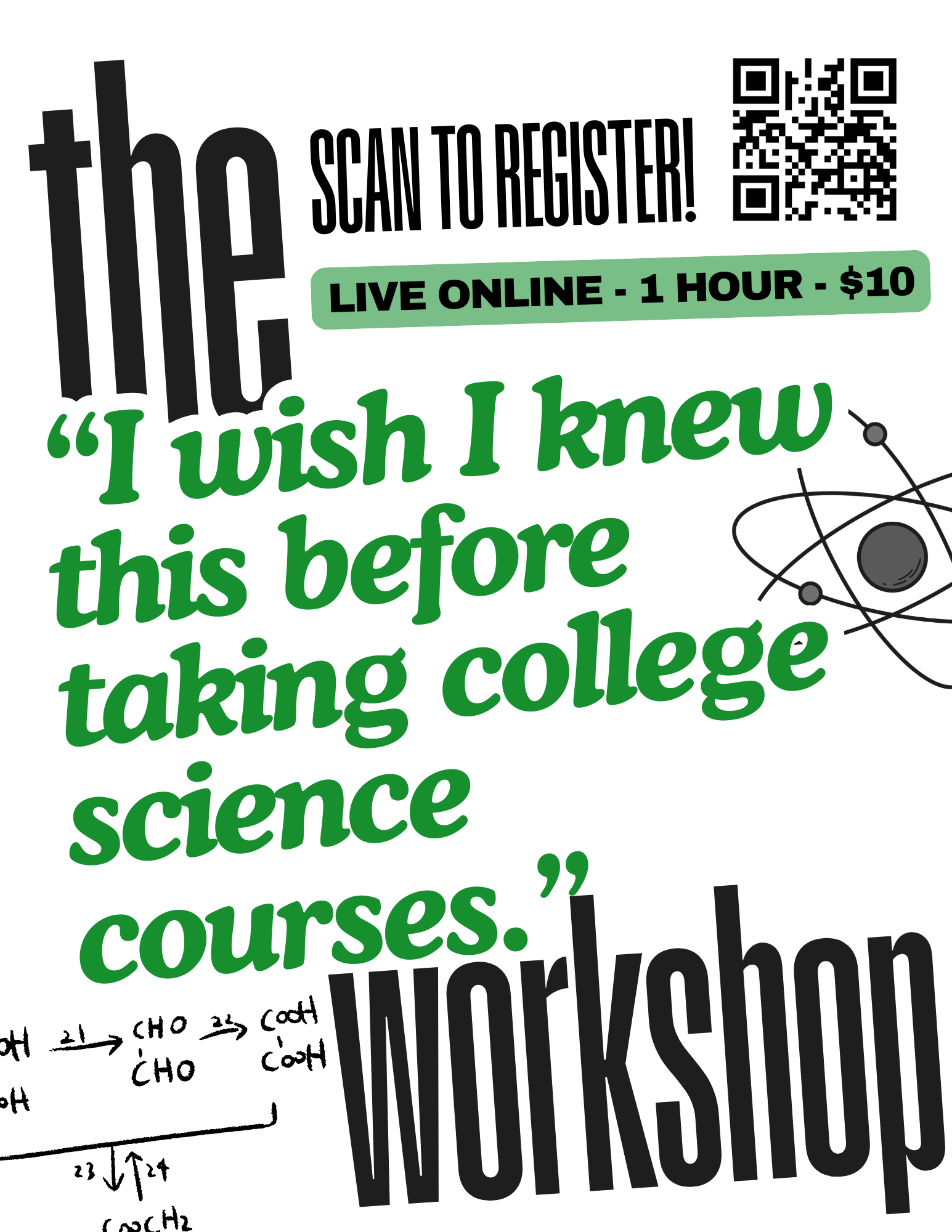 The "I wish I knew this before taking college science courses" Workshop