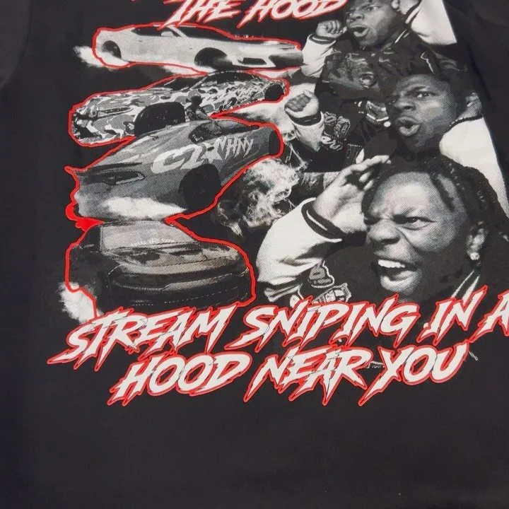 4 color back print for @coming2ahoodnearyou 
Providing Quality merchandise and keeping our clients happy is our number one priority.