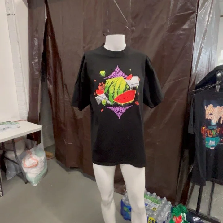 7 color back n front screen print for @djnanoos 
Quality ✍️