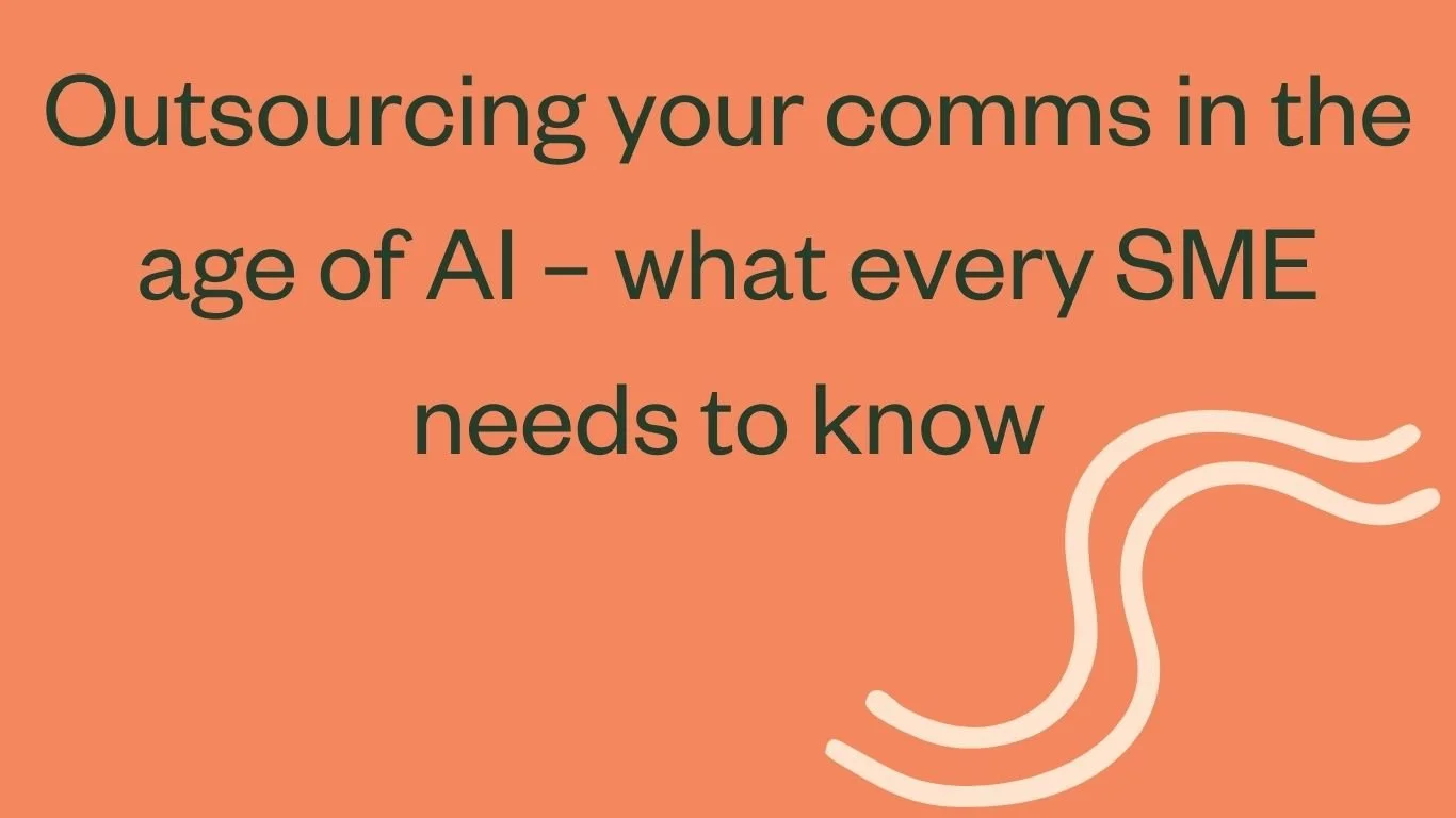 Outsourcing comms in the age of AI.