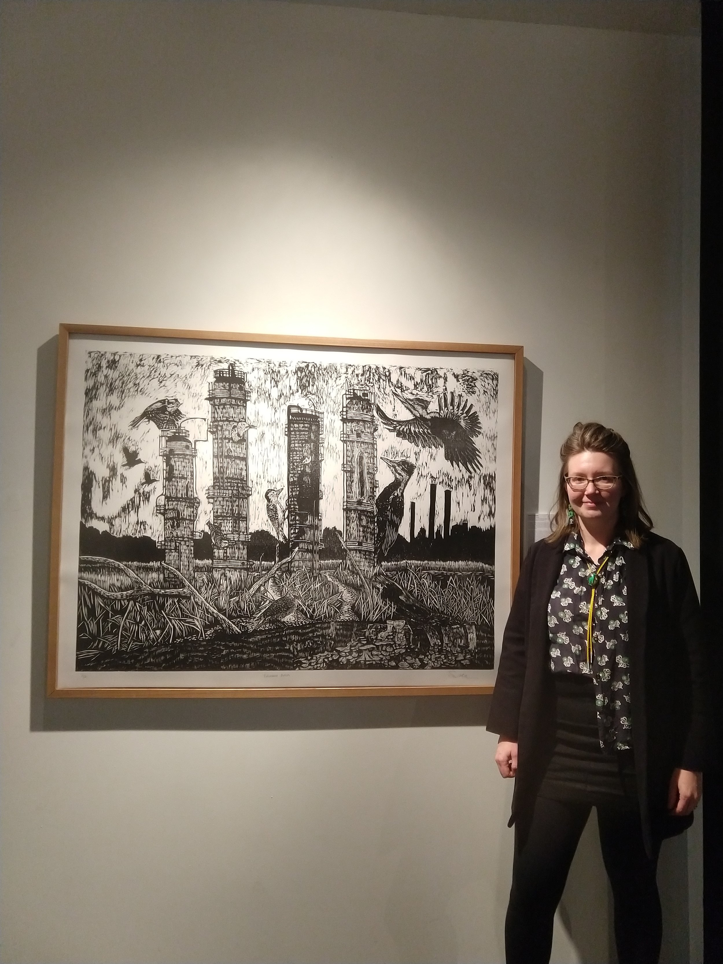 Sara with Refinement Artists - Art of Ecological Resistance - Liminal Space Gallery