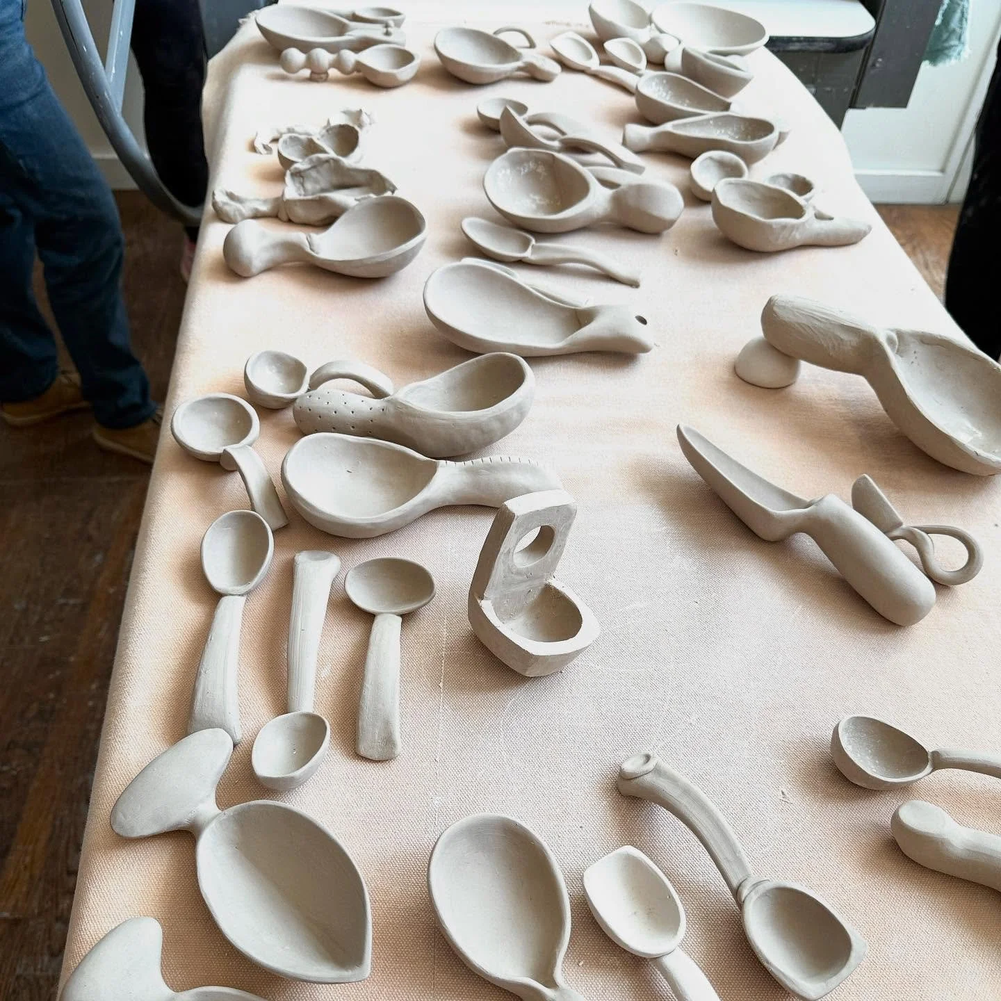 We &ldquo;Got the Scoop&rdquo; @sweetwaterartcenter 
Day-3 is full of enthusiasm and experimentation 🤩