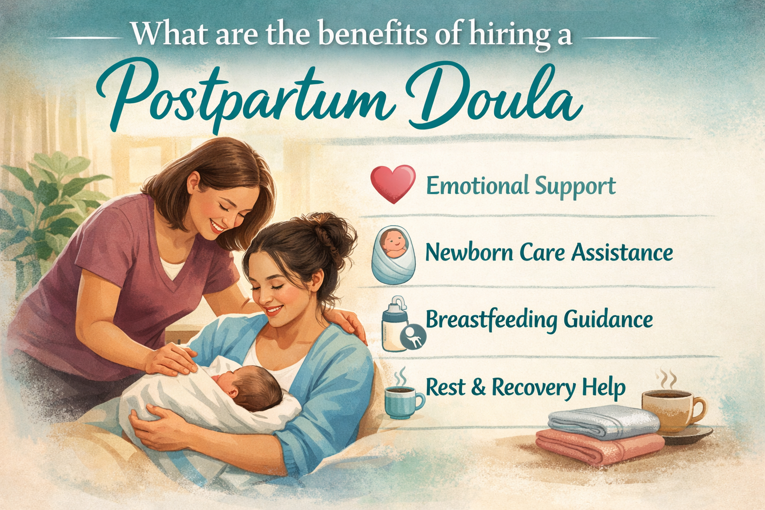 What Are the Benefits of Hiring a Postpartum Doula for New Mothers?