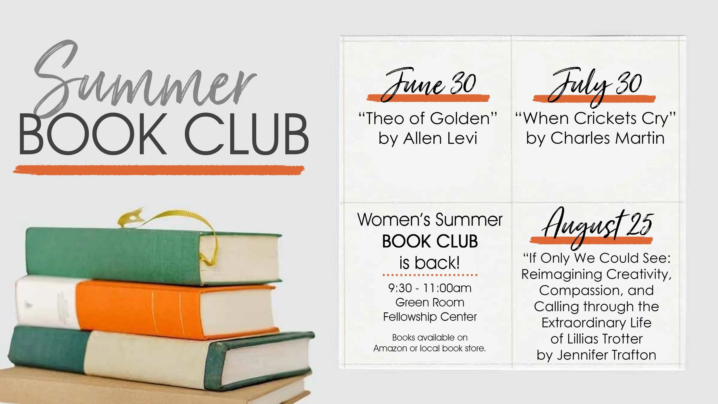 Women’s Summer Book Club