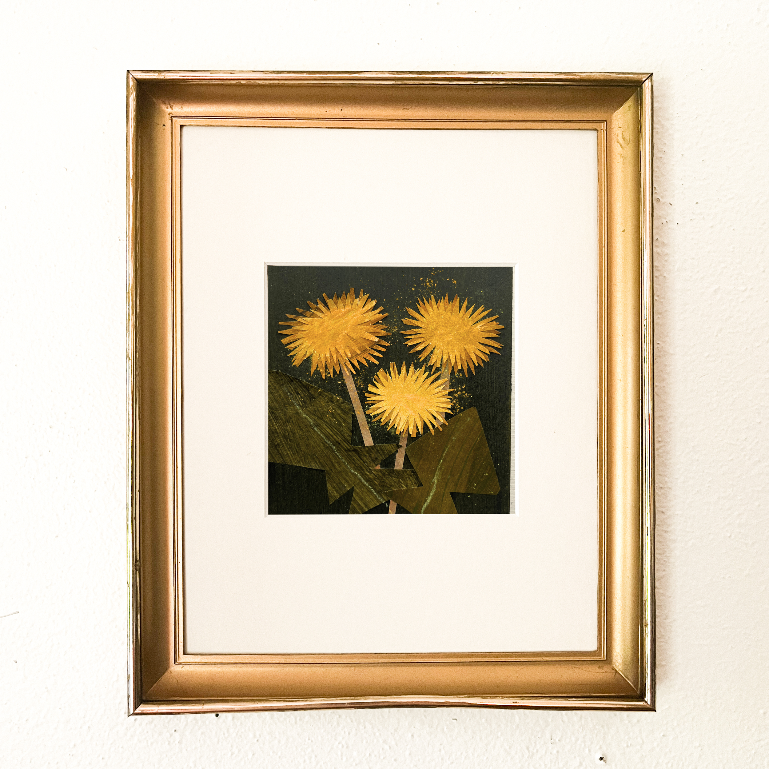 Dandelion - 4x4 matted