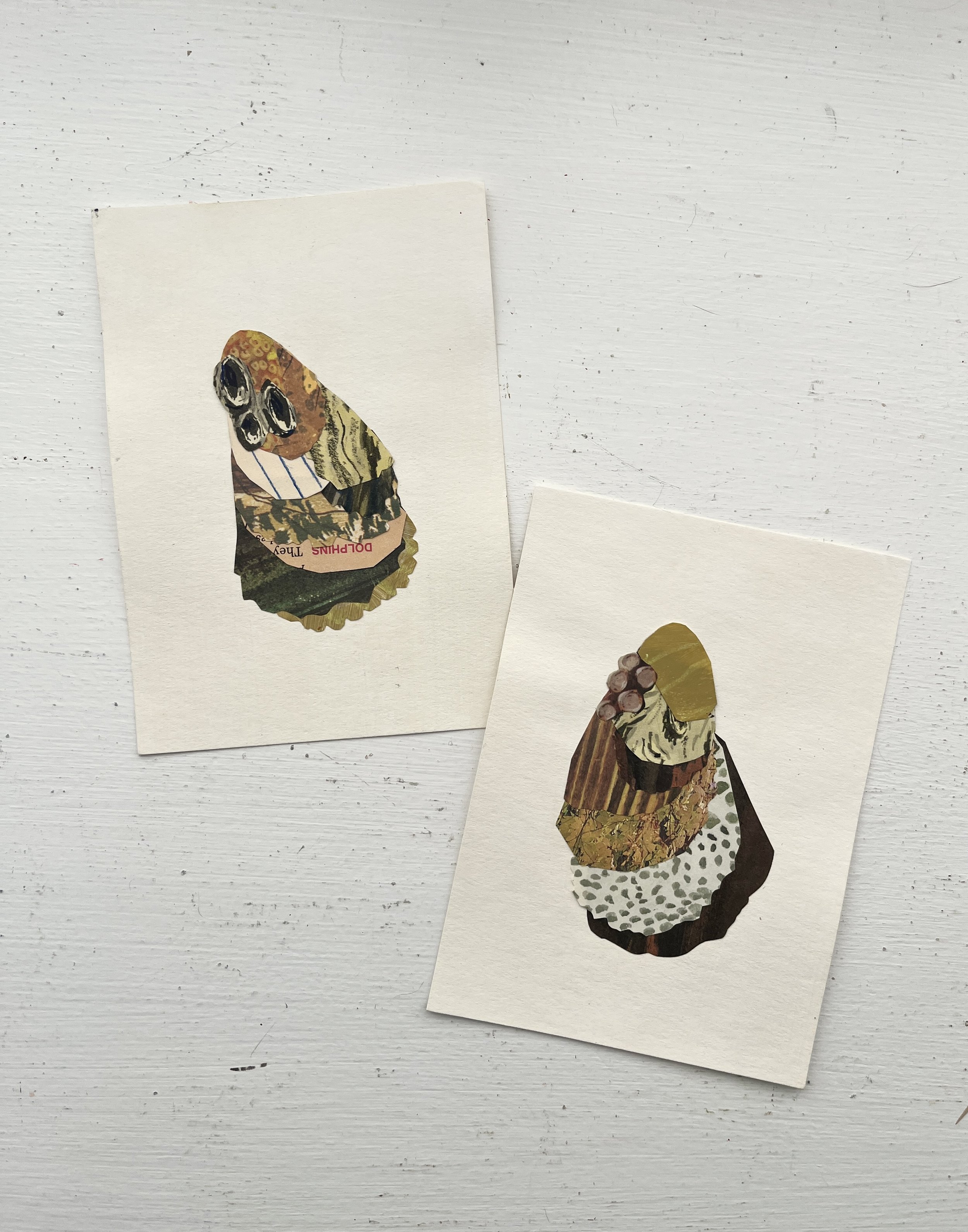 Oysters • set of 2 • 5x7