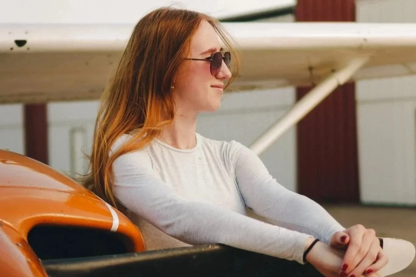 Capturing Confidence: Behind the Scenes of Zoe's Aviation Photoshoot