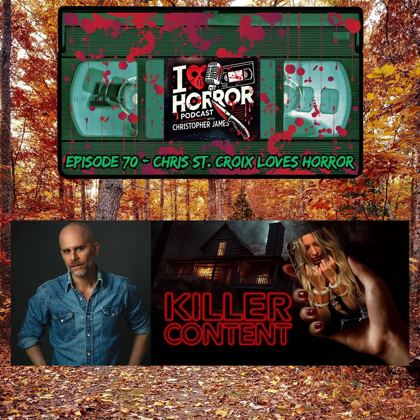 New episode of the podcast is now available on all podcast platforms featuring @watchkillercontent writer/director @chrisstcroixfilm! 

This was such a fun chat learning his backstory, how &ldquo;Killer Content&rdquo; became to be and so much more.

