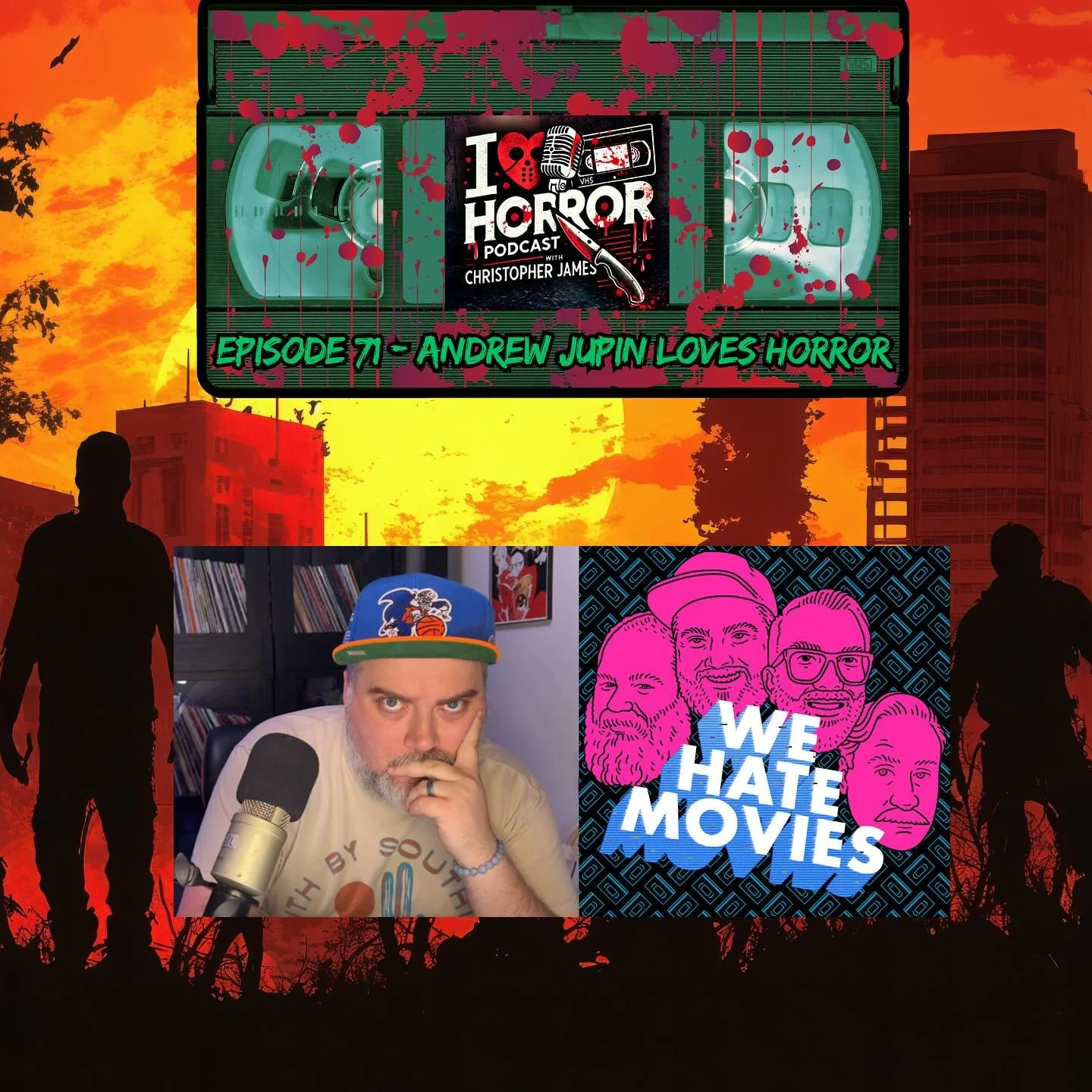 A brand new episode is out now featuring the one and only @jupinwhm from @whmpodcast!
We dive into his favorite horror movies, from blood-soaked slashers to cult classics that shaped his love of the genre. This was such a fun episode! You don&rsquo;t