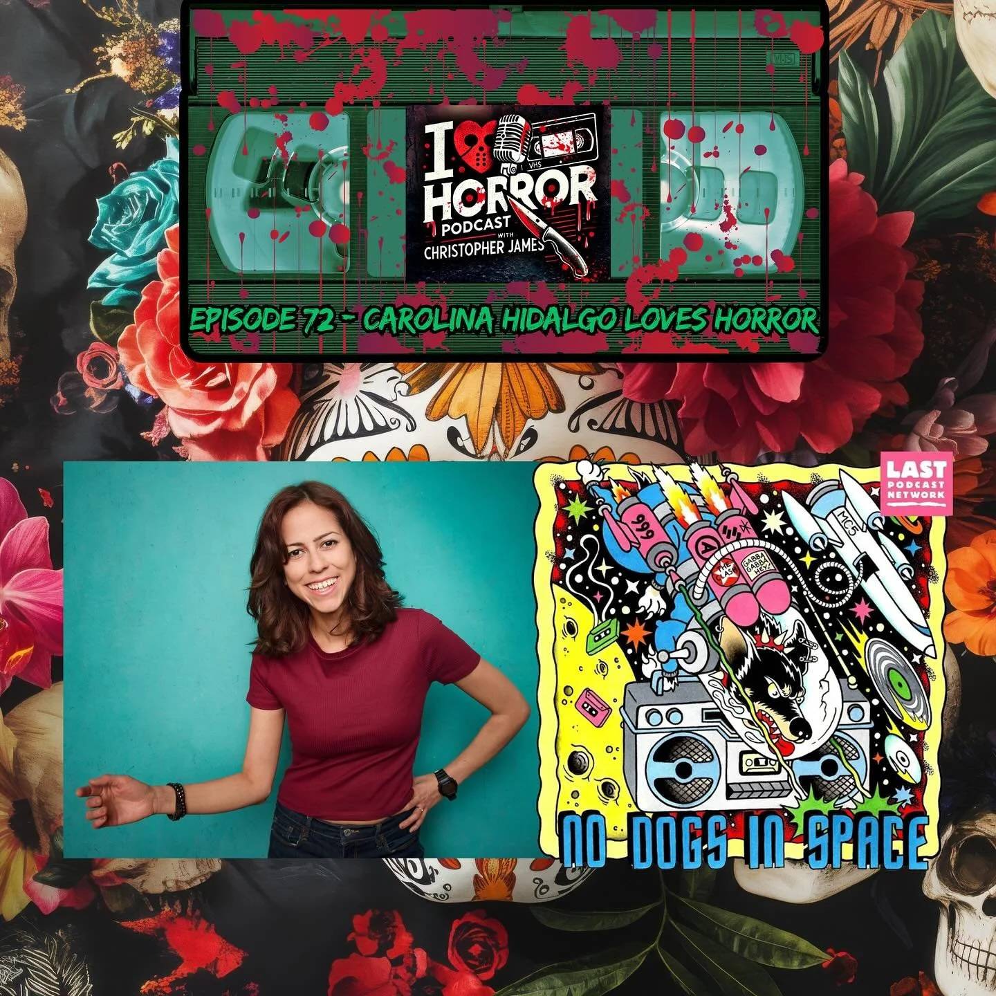 On the newest episode of the podcast, I&rsquo;m joined by the amazingly talented &amp; hilarious @carolinadangerhidalgo of @lastpodnetwork @nodogspod. We cover her favorite horror movies, random tangents about &ldquo;Grey&rsquo; Anatomy&rdquo;, and p