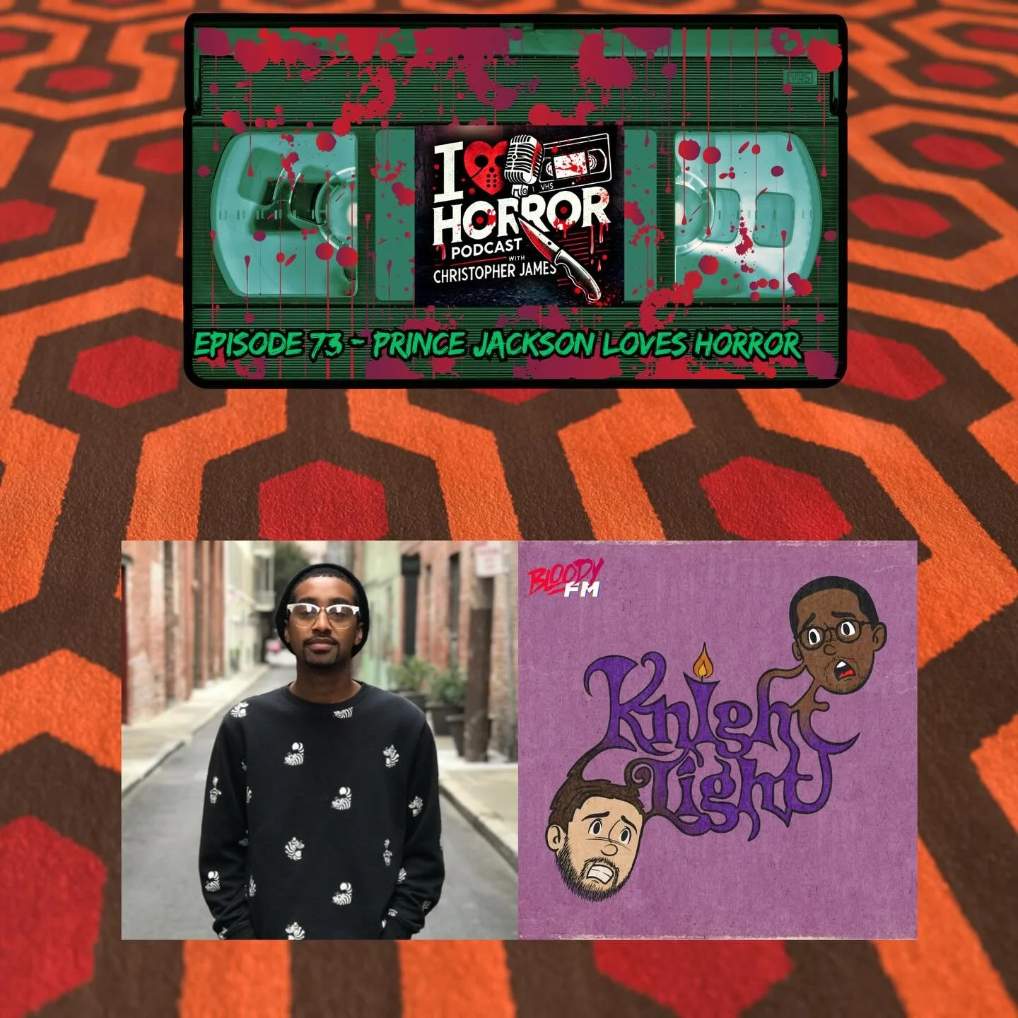 Enjoy the newest episode of the podcast! I&rsquo;m joined by none other than Prince Jackson, one of the horror hosts behind @knightlightpodcast (on the @bloody_fm podcast network).

We talked his horror favorites, swapped stories, and definitely shar