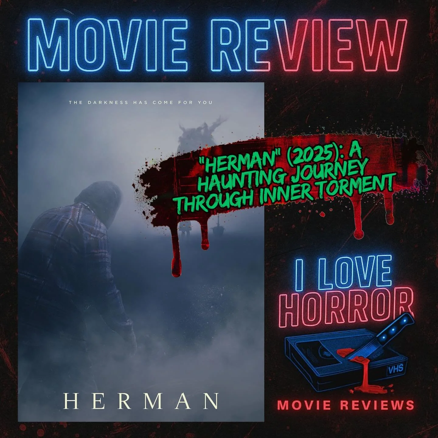 A new review is live on my site. &ldquo;HERMAN&rdquo; (2025) pulled me into a fog-drenched psychological hell where guilt, faith, and buried trauma collide. This isn&rsquo;t just a movie you watch, it&rsquo;s one you feel crawl under your skin. I bre