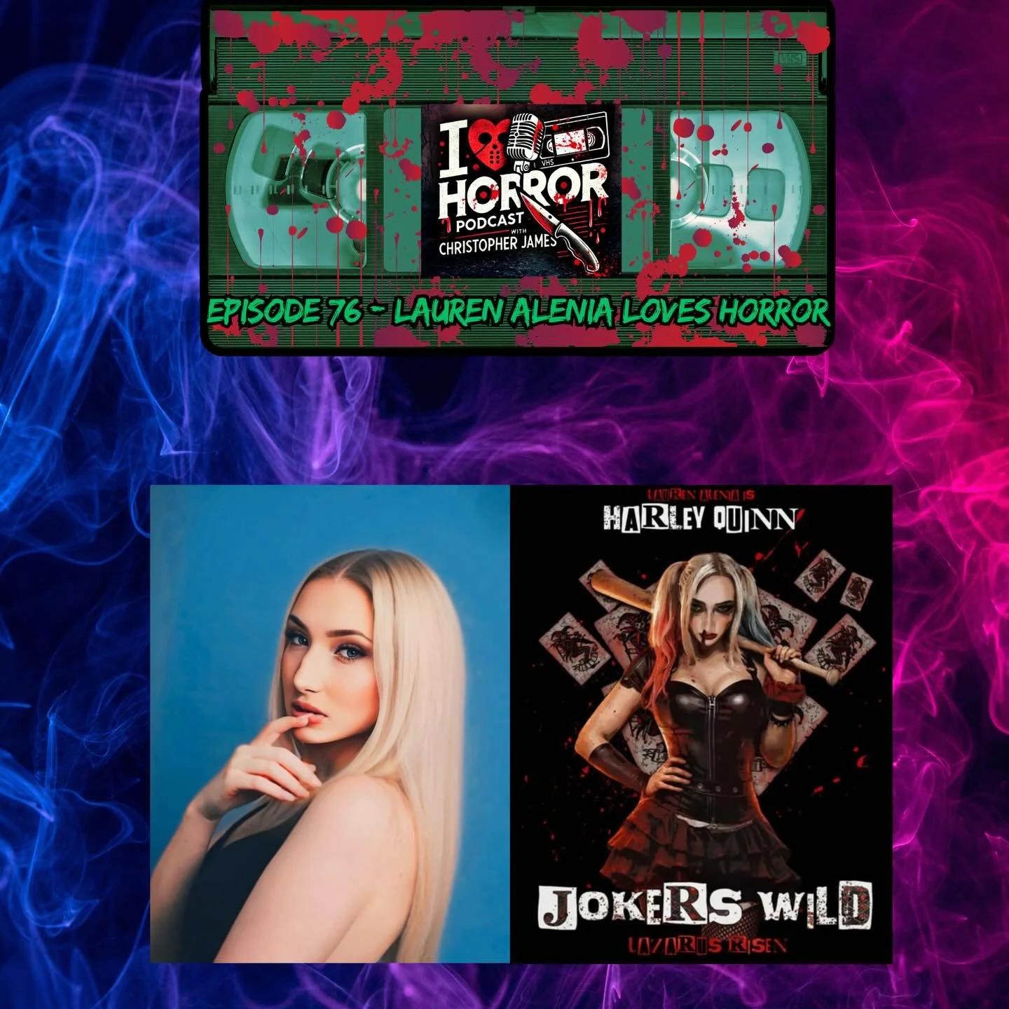 New episode featuring actress/cosplayer/singer @lauren.alenia is now available on all podcast platforms!

We had a great time sharing laughs, talking horror movies and trying to figure out &ldquo;Why Sidney&rdquo;? Make sure you leave the podcast a 5
