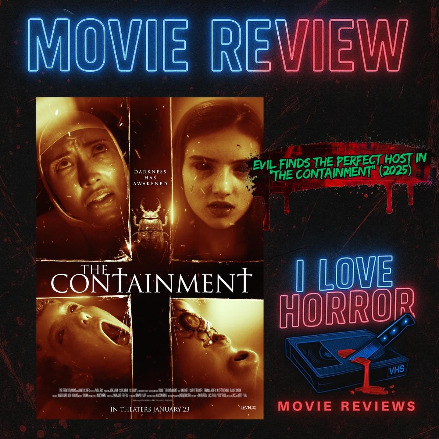 Newest review is now live on the site featuring the newest @level33entertainment possession horror movie &ldquo;The Containment&rdquo; (link in story)!! What&rsquo;s your favorite horror movie about possession? Let me know in the comments.

#horror #