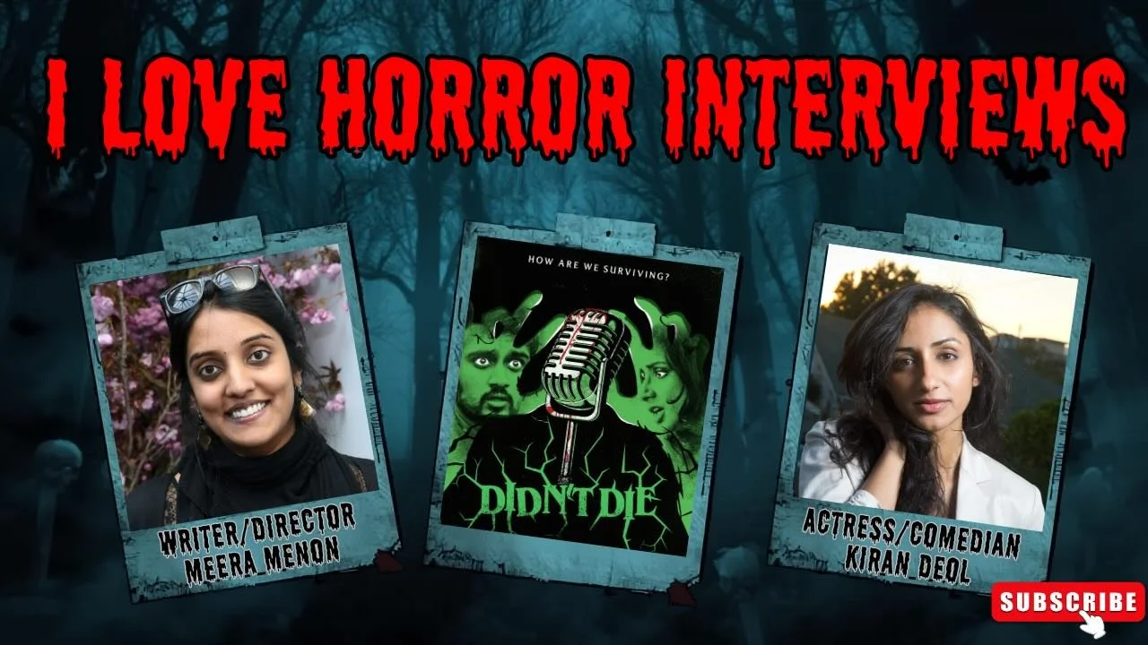 Check out my newest interview on my YouTube channel (link in story) where I chat with @didntdiefilm writer/director @meeraonthewall &amp; star of the movie @shitfromkiran. This was a fun interview and great movie to check out. Watch for it in theater