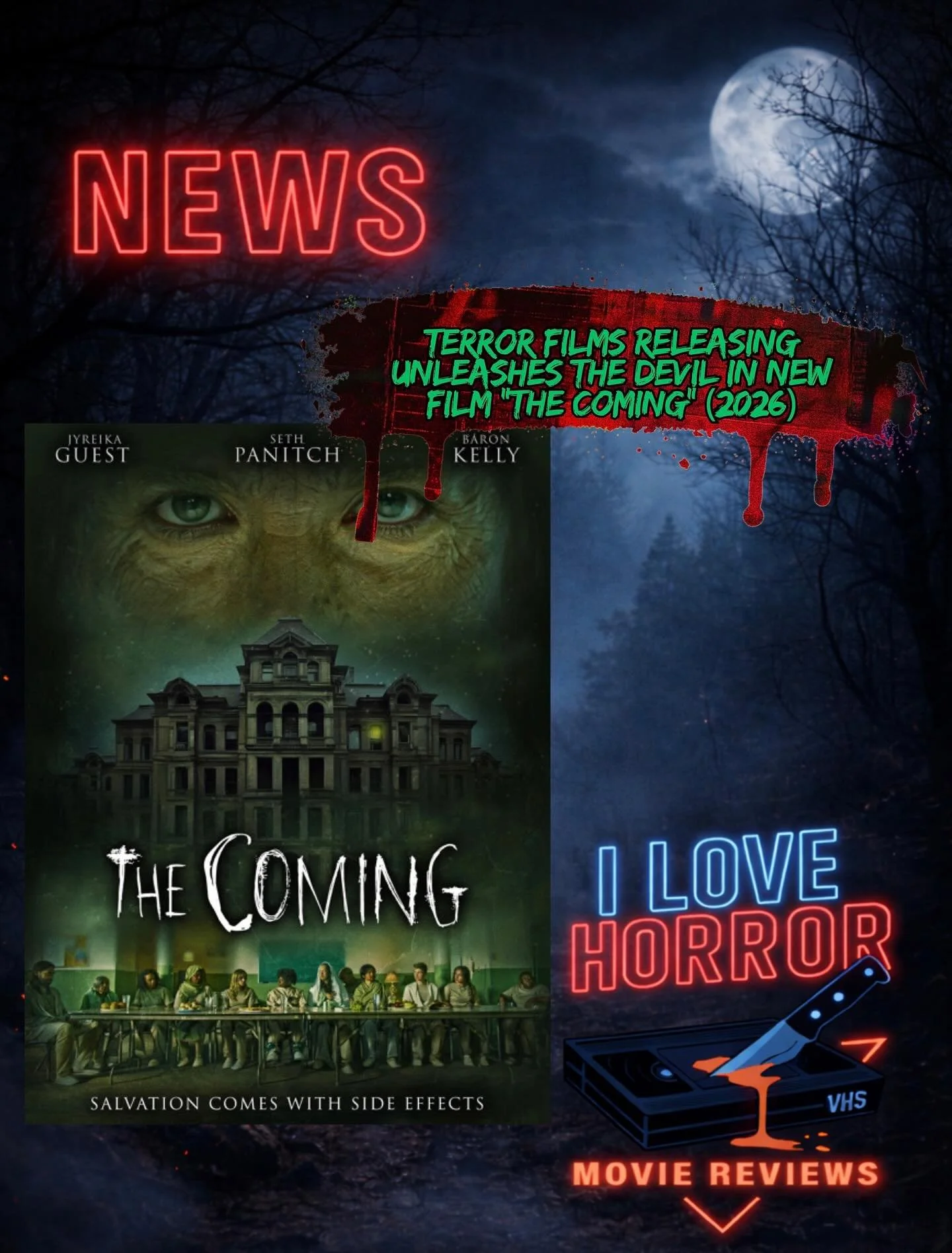 @terrorfilms announces newest horror movie coming to their continuously growing horror library with &ldquo;The Coming&rdquo;! Check out the article (link in story) for details.

#ilhmreviews #terrorfilmsreleasing #thecoming #horror #horrornews