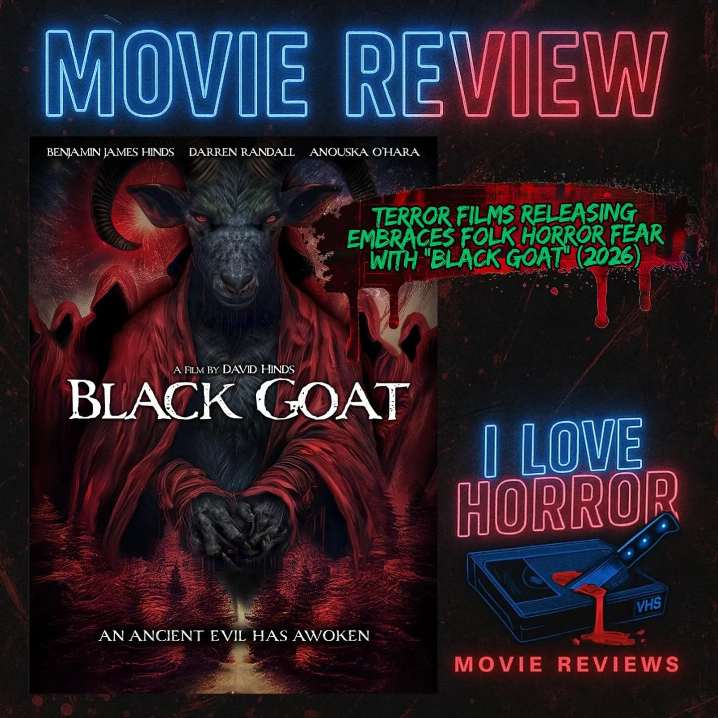 New review is now available for the @terrorfilms folk horror &ldquo;Black Goat&rdquo; (link for review in my story). 

#ilhmreviews #terrorfilmsreleasing #horror #folkhorror #horrorreview