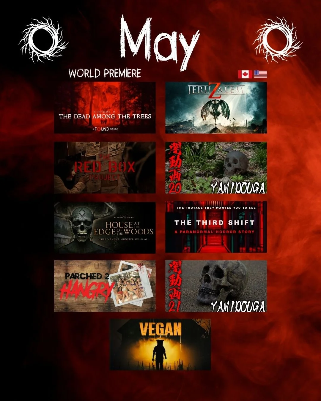 FOUND TV’S MURDEROUS MARCH Releases Coming Soon