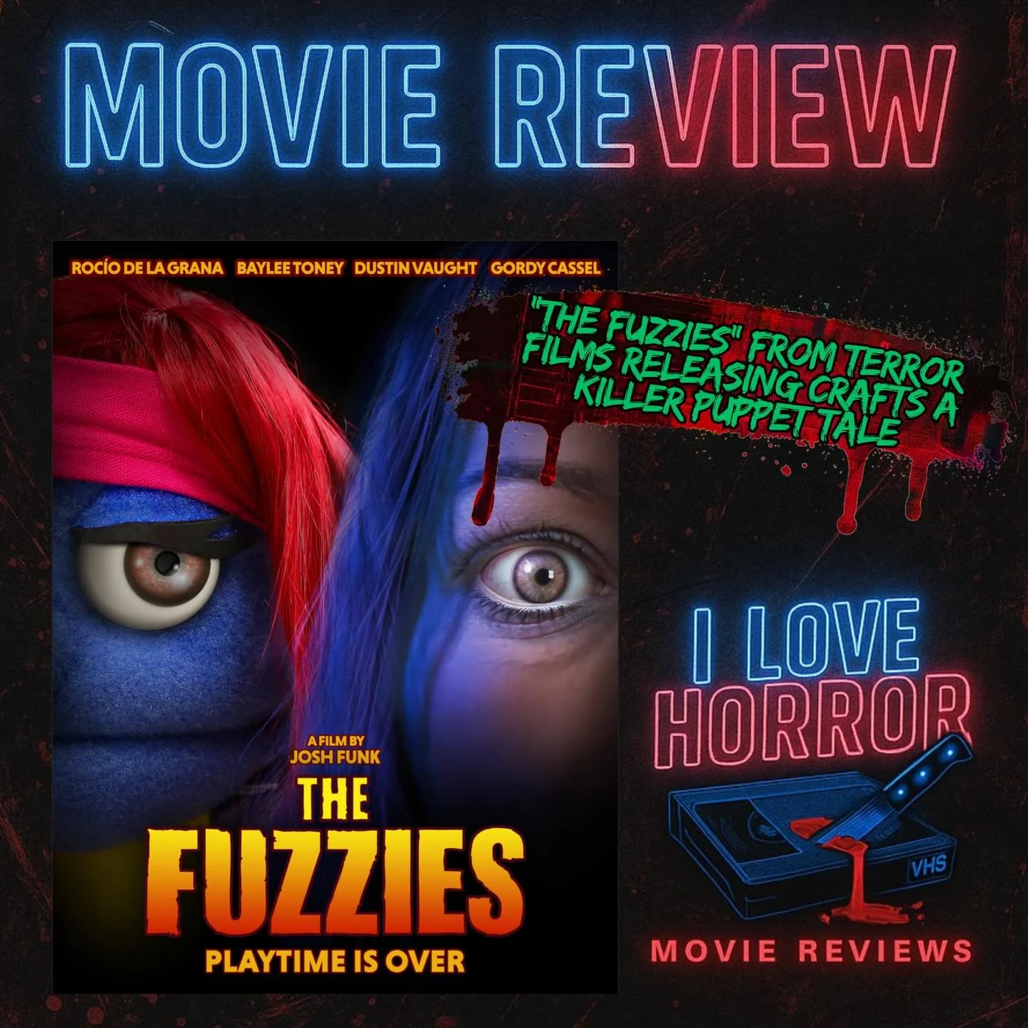 Check out my newest review of @terrorfilms horror comedy @thefuzziesfilm (link in story)!

#ilhmreviews #horror #horrorcomedy #puppets #horrorreview