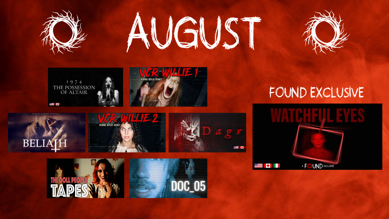 (NEWS) FOUND TV’S AFTERLIFE AUGUST Releases Coming Soon