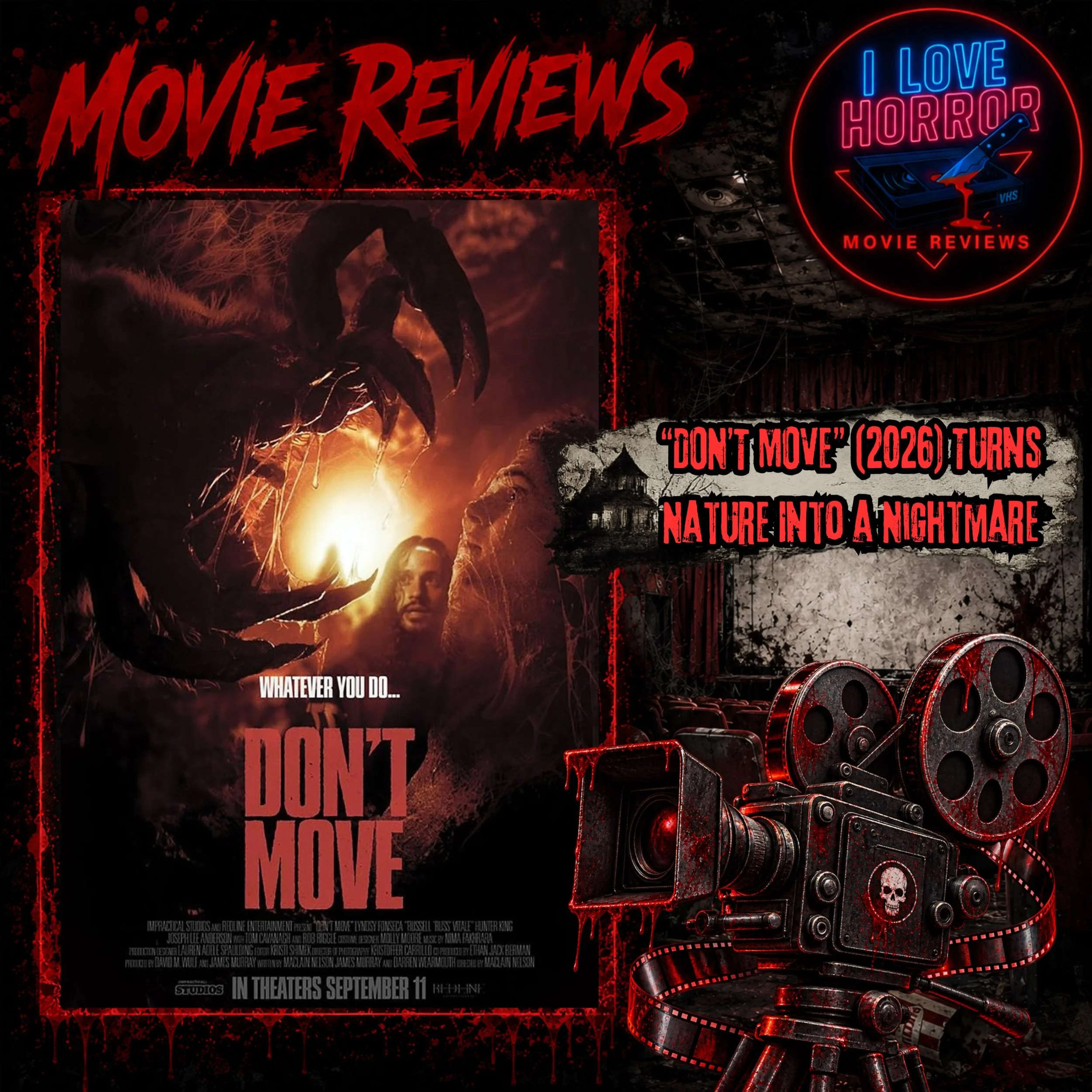🌲 Run. Hide. Whatever you do&hellip; DON&rsquo;T MOVE.

My latest review of @dontmovethemovie, based on the novel by @therealmurr &amp; @darrenwearmouth, is now live! 👀

Does this survival horror adaptation deliver the tension and terror, or should