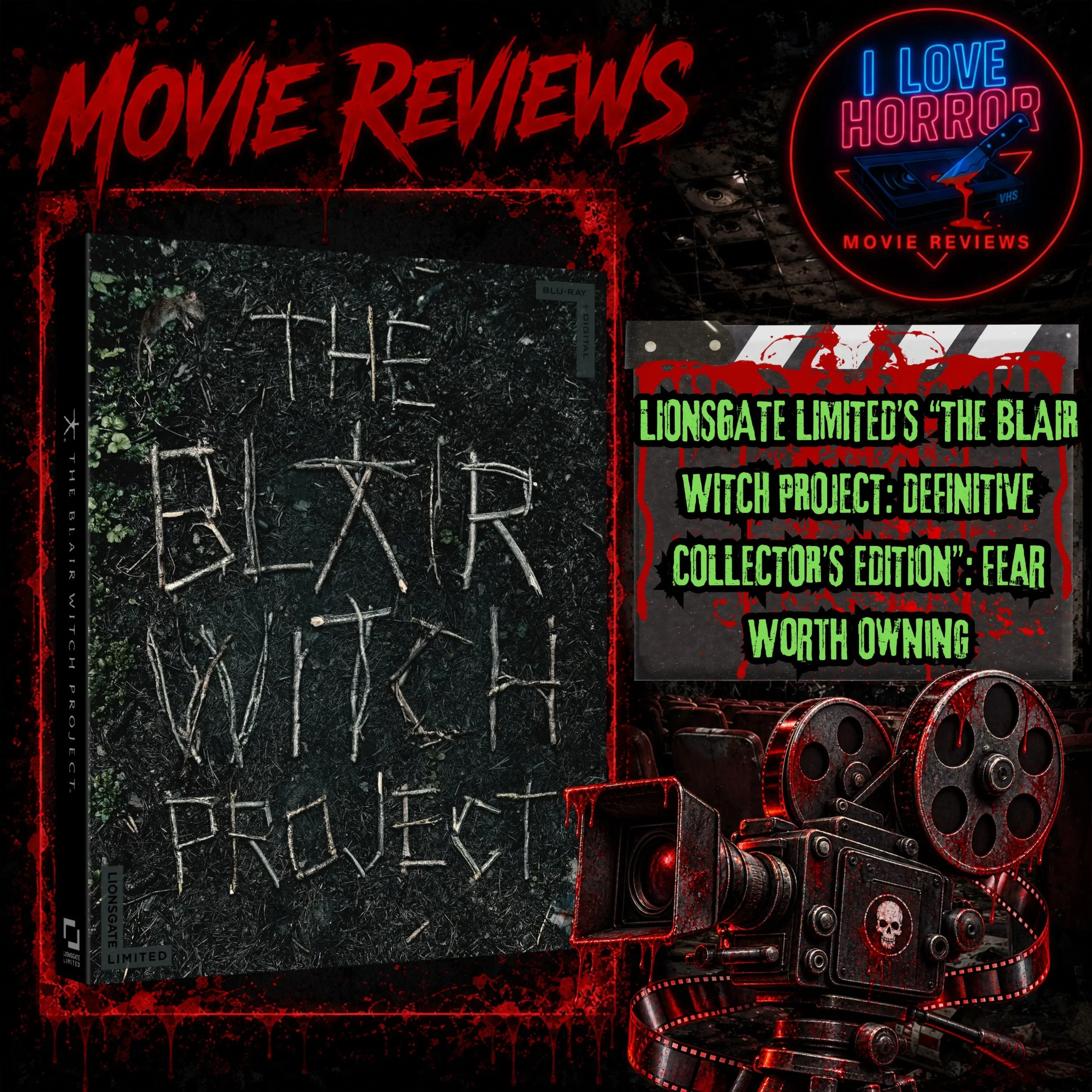 I took a deep dive into @lionsgatehorror &ldquo;The Blair Witch Project: Definitive Collector&rsquo;s Edition,&rdquo; &amp; 27 years later, this movie still makes a hotel reservation look like the smartest decision I could make. 

the blair witch pro