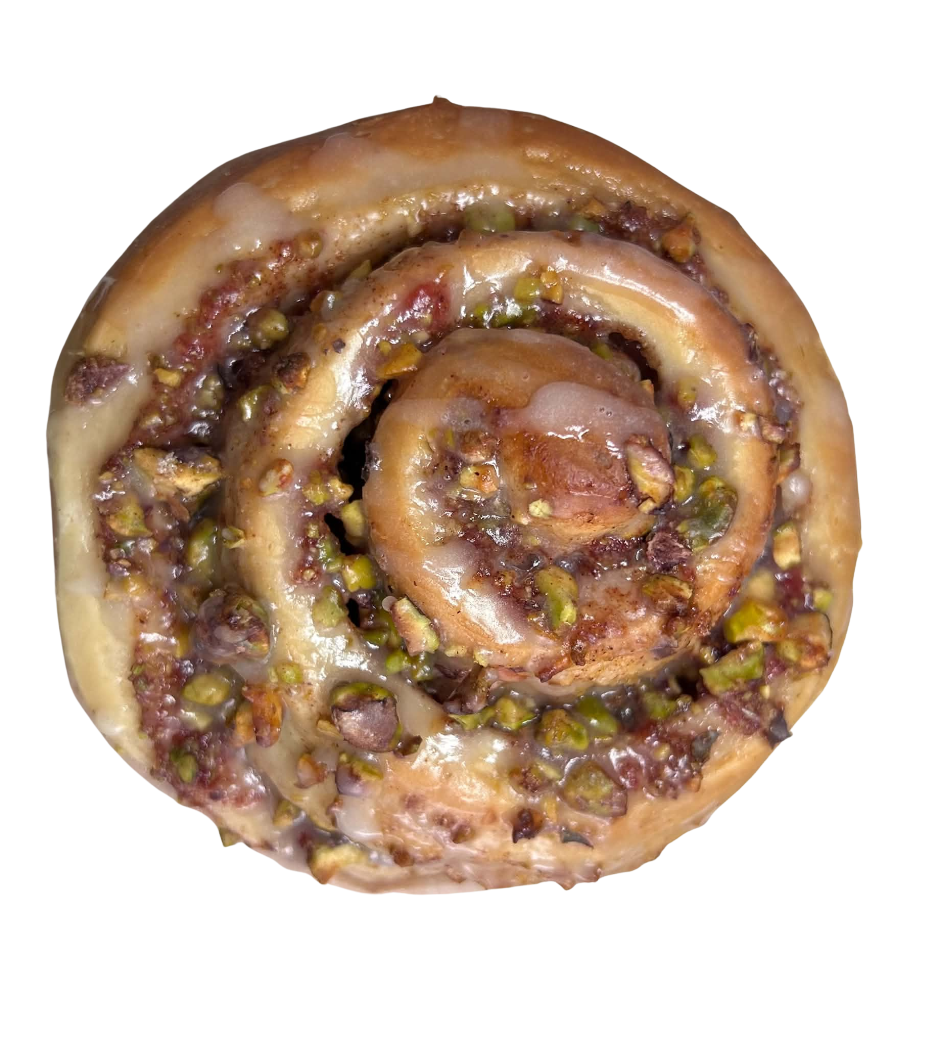 Pistachio Raspberry Roll