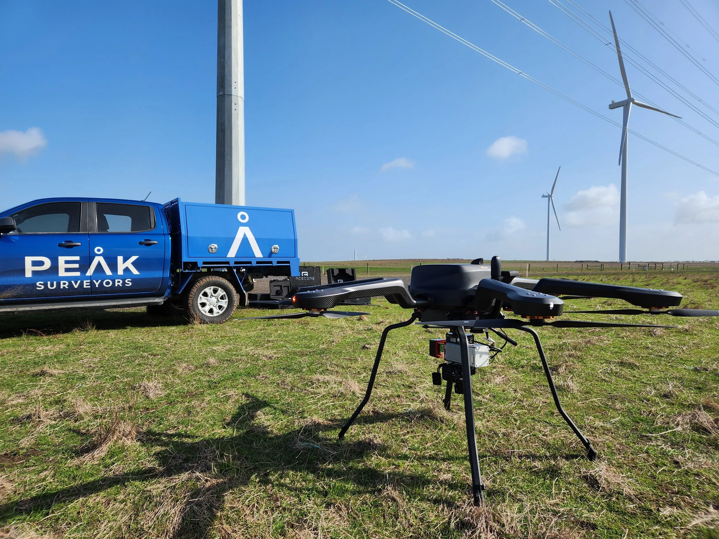 LiDAR and aerial drone survey