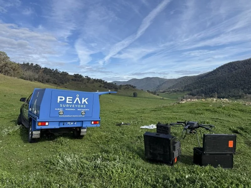 aerial drone survey by peak surveyors